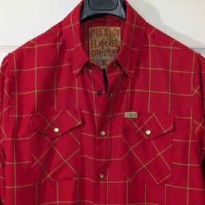 DIXXON Flannel Company "Doomsday" Men's Long Sleeve Button Up Plaid Shirt